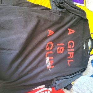 Pleasures A Girl is a Gun shirt